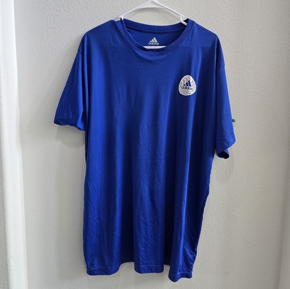 Adidas Climalite blue soccer shirt size 2xl - Picture 1 of 4
